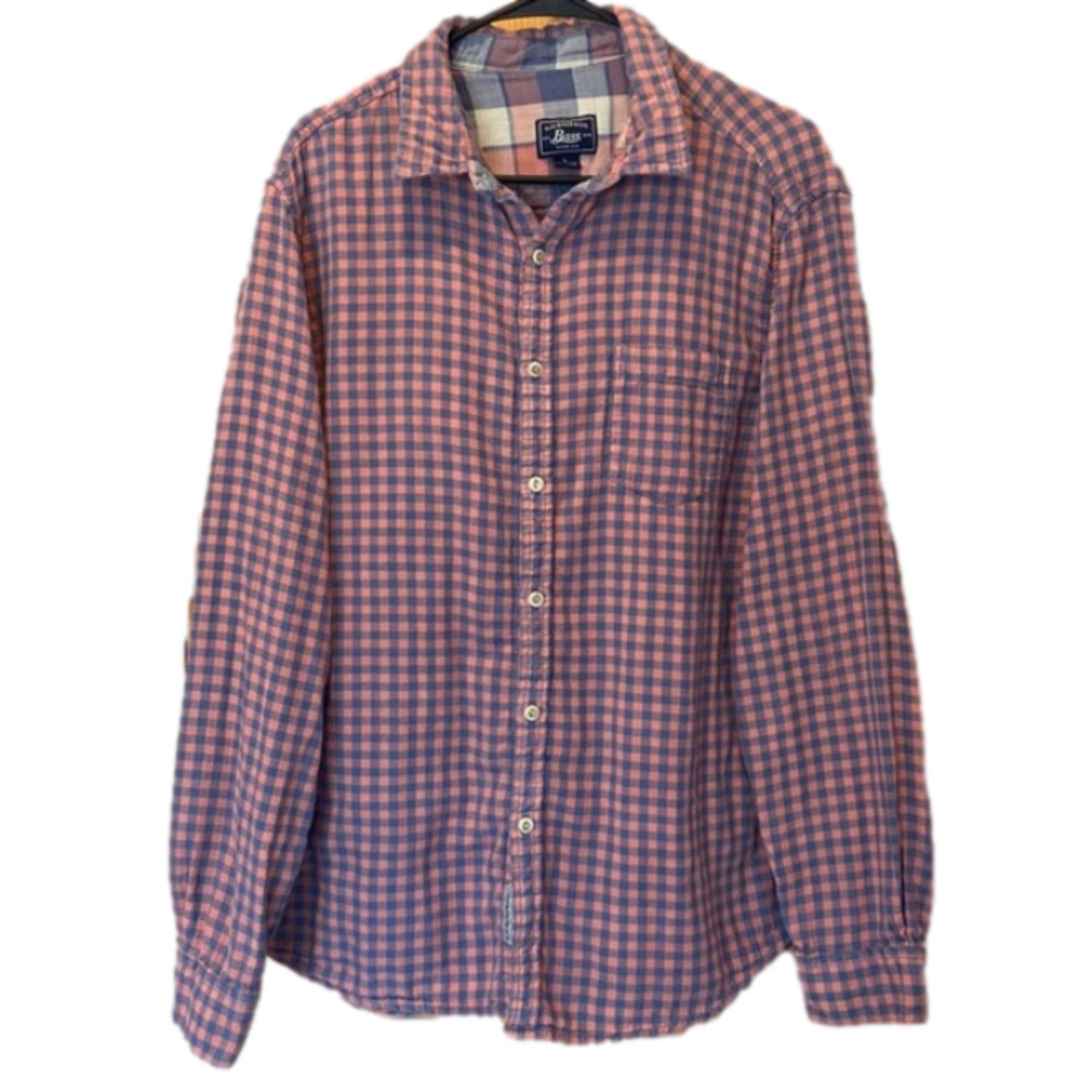 G.H. Bass & Co. Plaid Flannel Button Down Long Sleeve Shirt